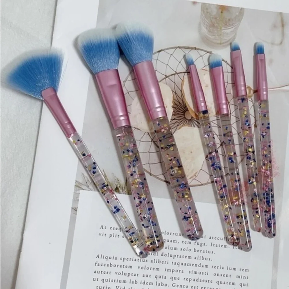 New 7 piece makeup brush set